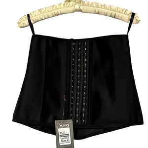 Ilanni Corset Waist Trainer Shaper Shapewear Waist Cinch Black Size XL